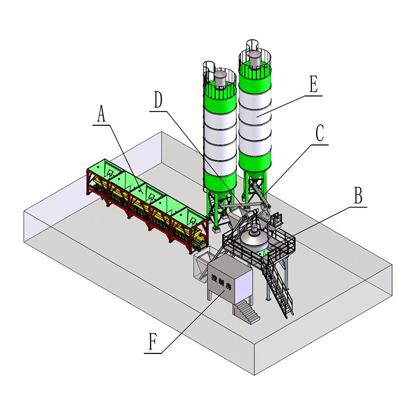 برک بنانے والا سیمنٹ کنکریٹ مکسر