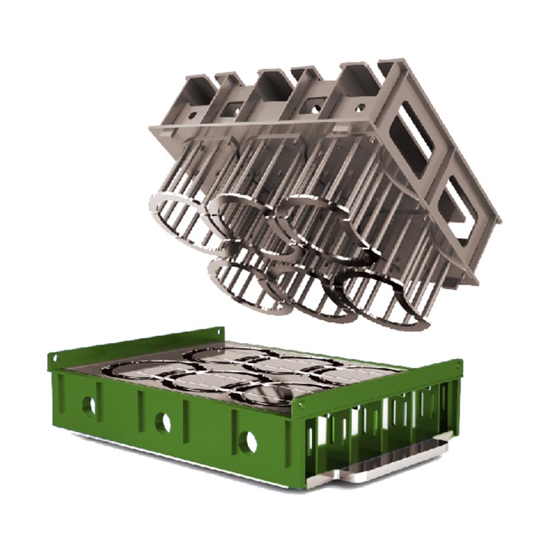 زمین کی تزئین کی کنکریٹ برک مولڈ